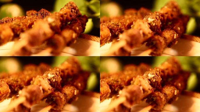 烤串烧烤肉串羊肉串 (4)