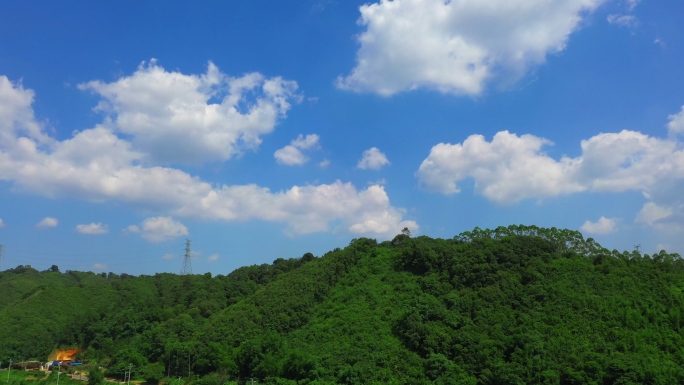 广东粤北蓝天山区笔架山山间道路