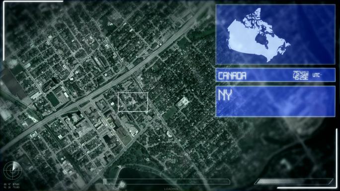 渥太华未来卫星图像视图