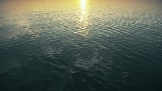 波光粼粼水面海面