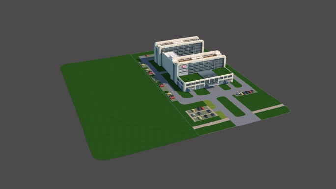 滨海新城医院模型