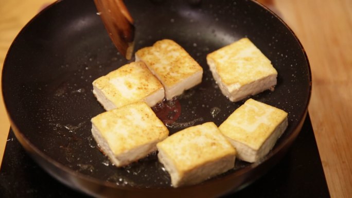 平底锅煎制酿豆腐豆腐盒子 (9)