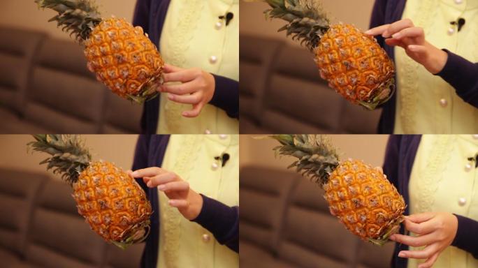 切菠萝削菠萝 (6)