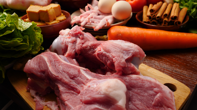 猪肉肉类荤菜食材新鲜生鲜