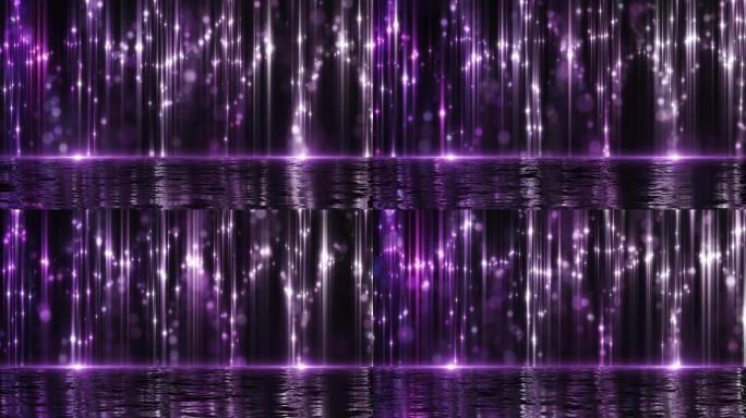 紫色光湖
