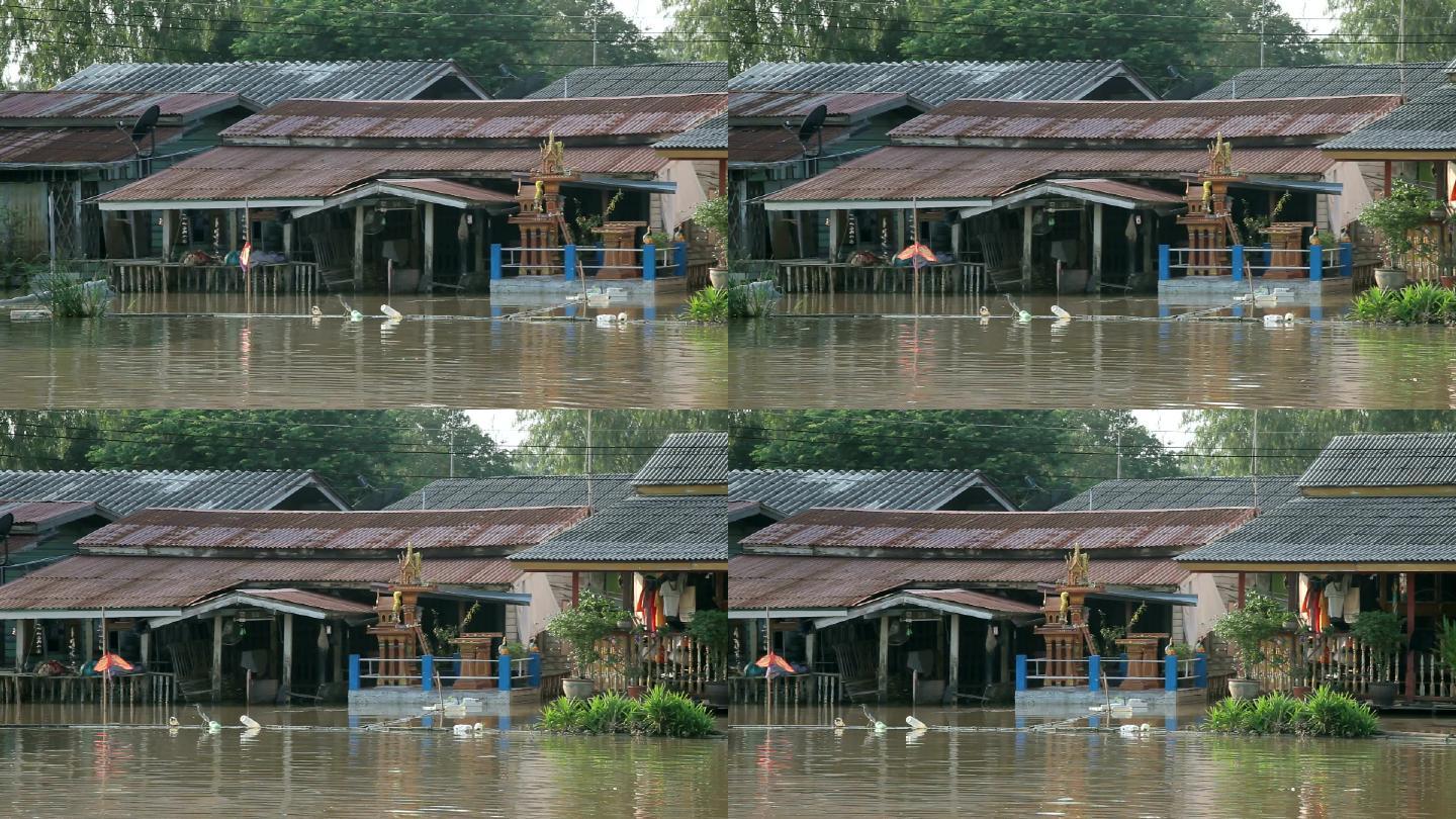 泰国房屋洪水