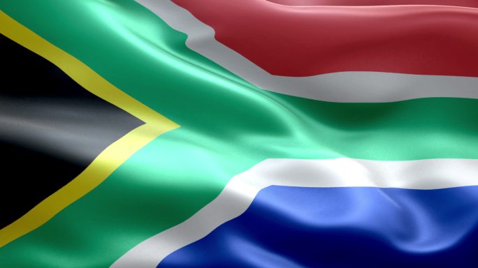 南非国旗波浪图案可循环元素