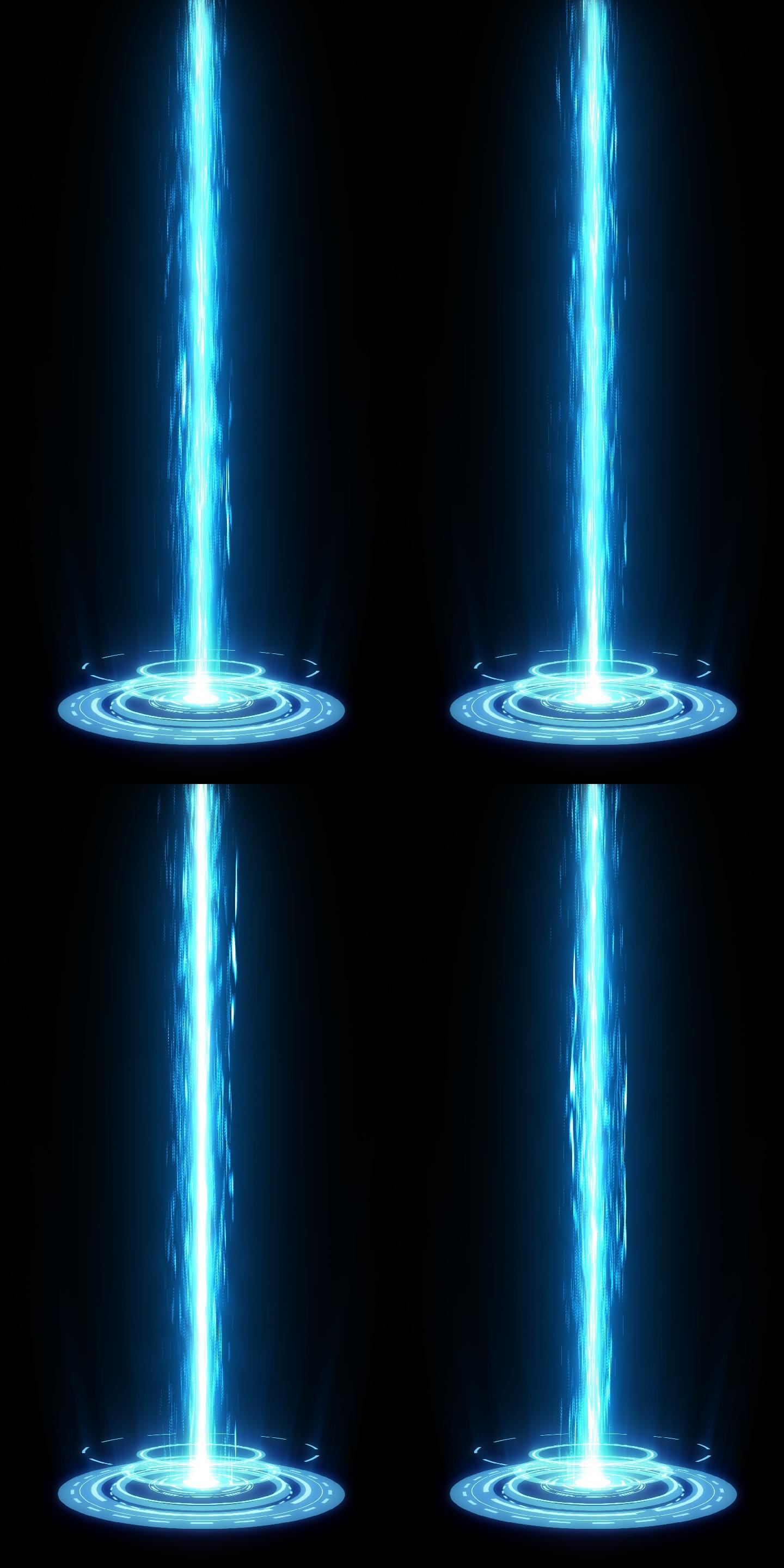 能量发射光柱1-alpha通道_1500x3000_高清视频素材下载(编号:6768273)