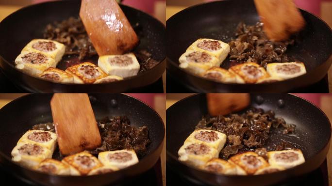 肉馅酿豆腐烧豆腐铁板豆腐 (2)