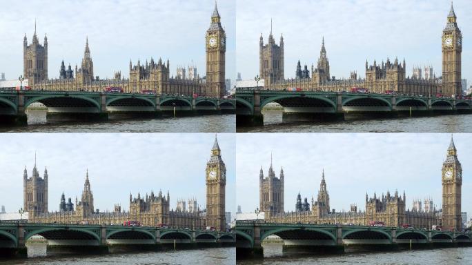 伦敦威斯敏斯特大桥和大本钟