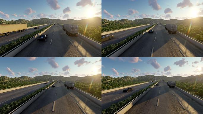 高速公路三维视频