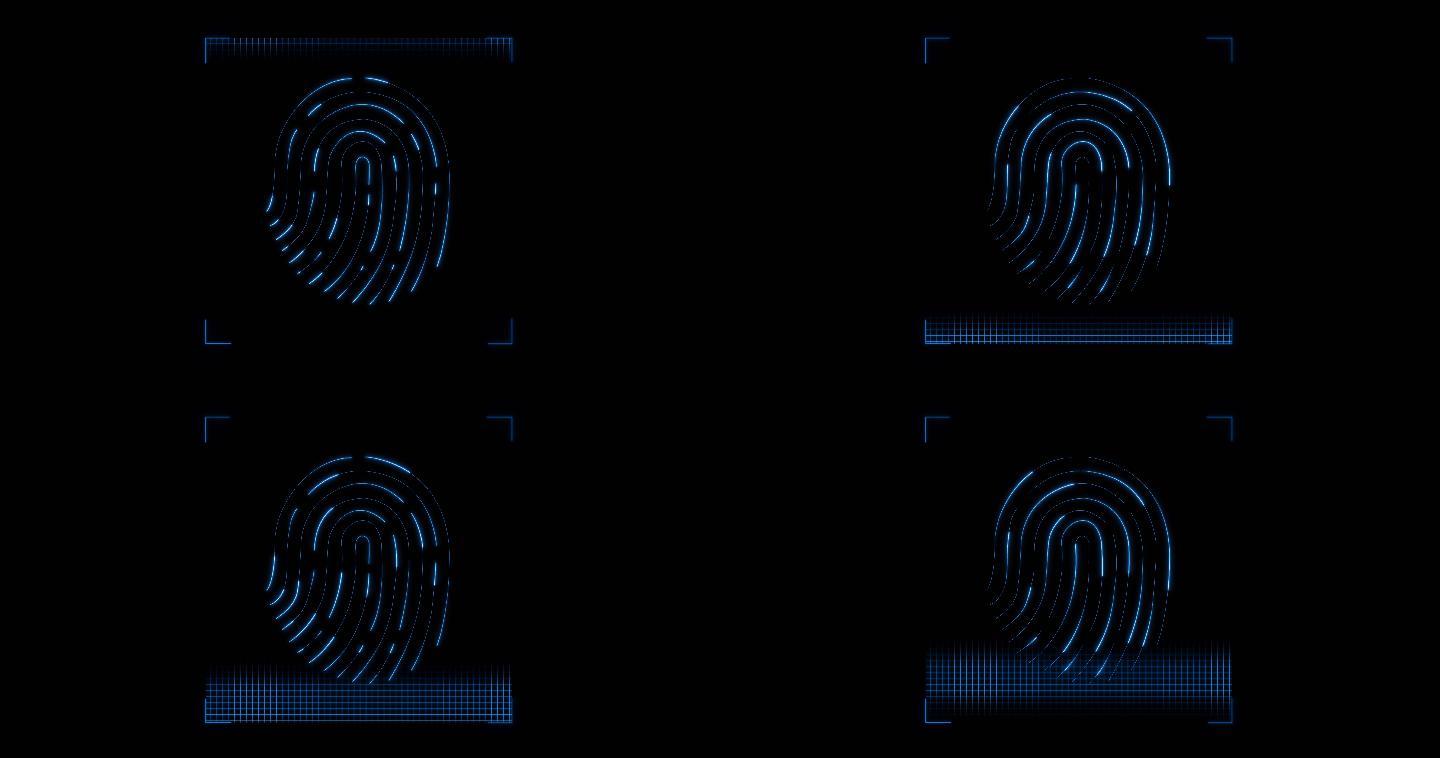 扫描指纹 认证指纹 指纹锁 安全防盗锁