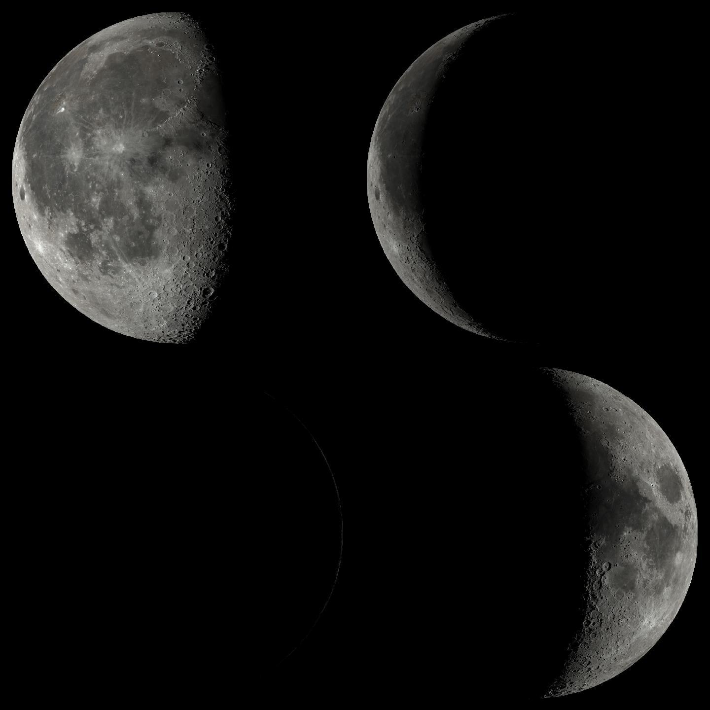 月球月相变化完整周期