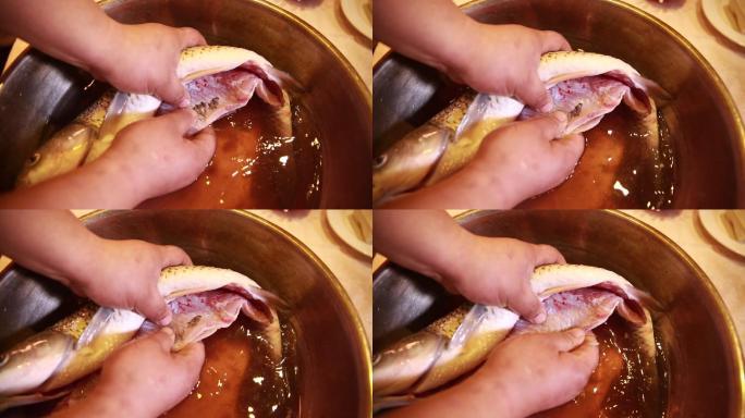 清理鱼鳃鱼肚子鱼内脏 (5)