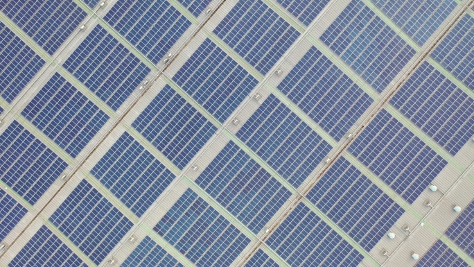 屋顶光伏板太阳能 新能源 节能 碳达峰