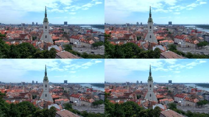 斯洛伐克城市景观视频素材
