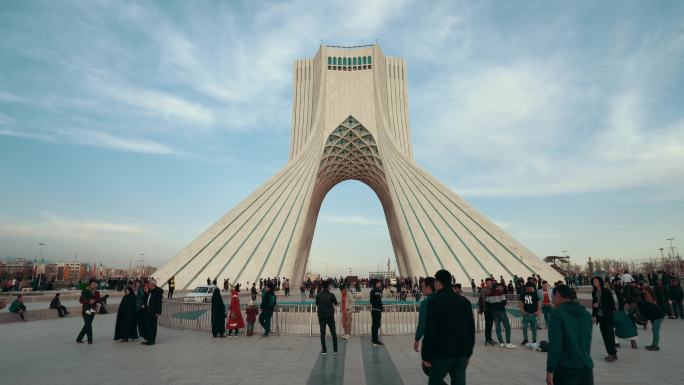 德黑兰阿扎迪大厦中东旅游文化遗产伊朗旅游