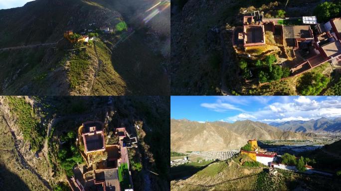西藏-拉萨-城关区夺底乡寺庙-4K