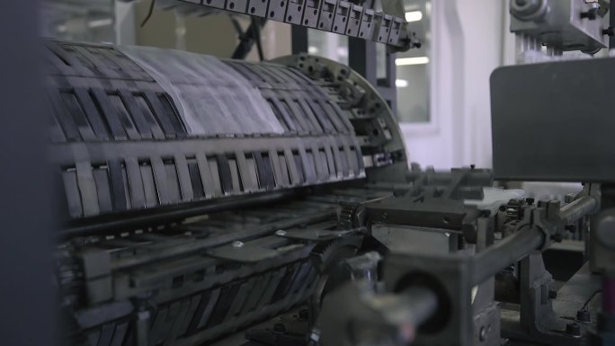 纱布餐巾生产机车间企业机器机械自动化生产