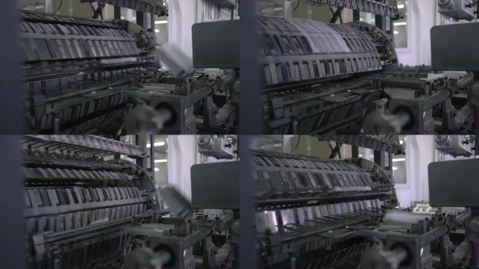 纱布餐巾生产机车间企业机器机械自动化生产