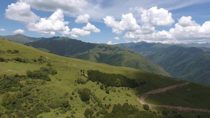 马尔康吉岗山上