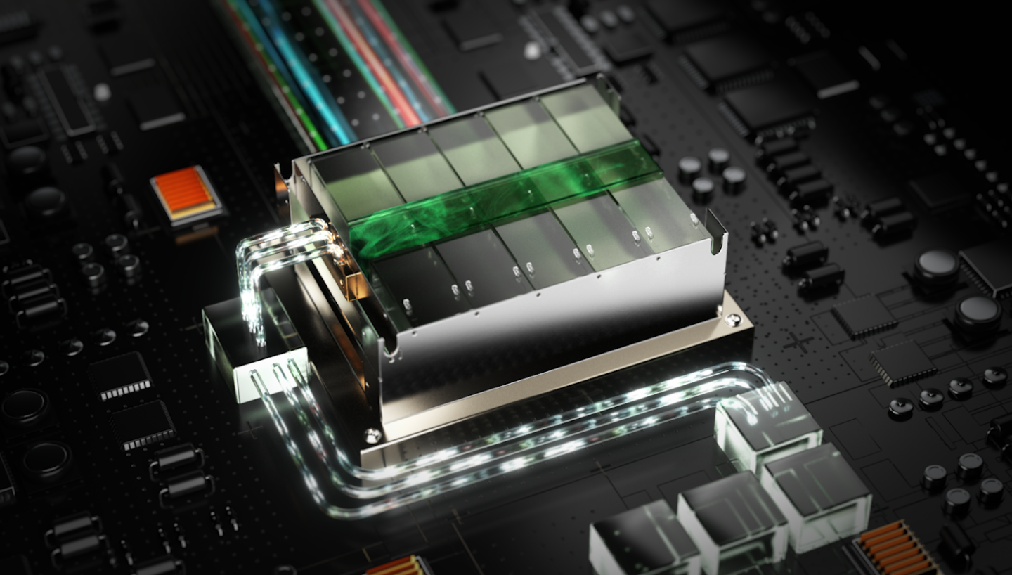 科技芯片电池C4D模型