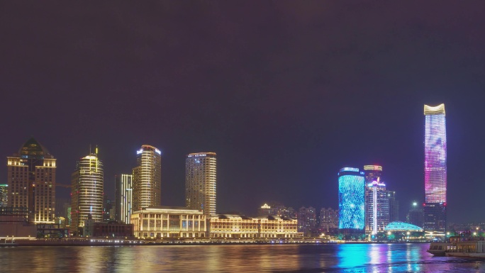 上海北外滩夜景8K