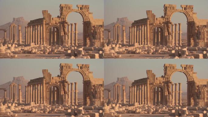 名胜古迹巴尔米拉古城古迹叙利亚