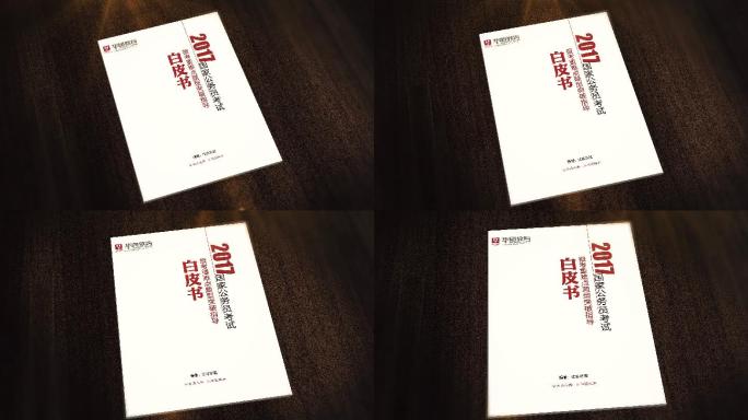 大气复古党政翻页书籍