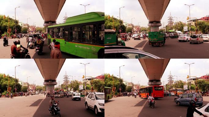 城市交通街道街头街景车流车流量