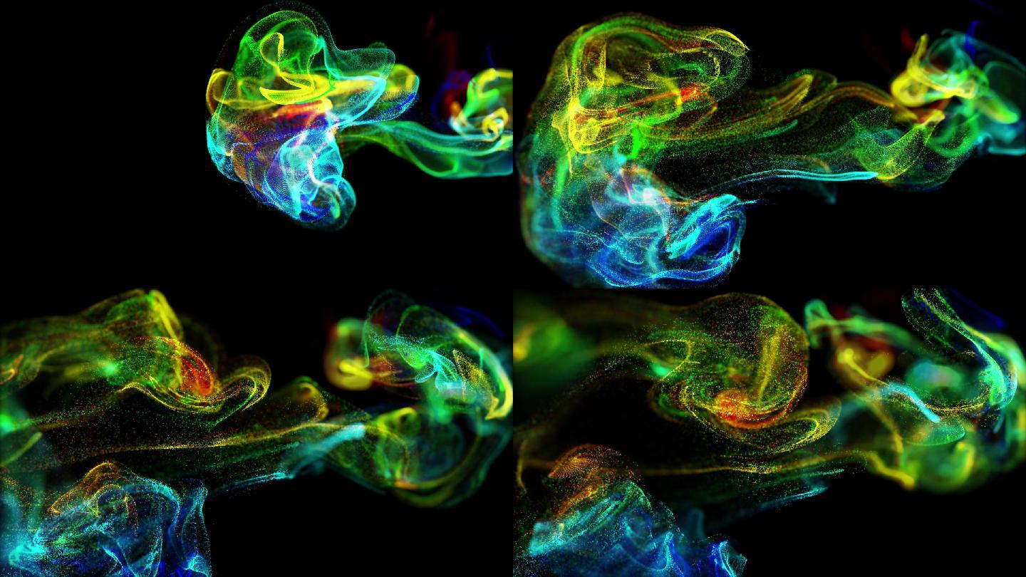 气态炫彩粒子b_1920x1080_高清视频素材下载(编号:6772038)_酒吧vj_光