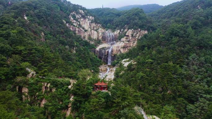 蒙山蒙山瀑布风光