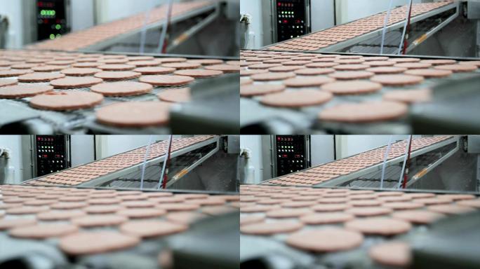 汉堡生产线快餐流水线现代化自动化移焦变焦