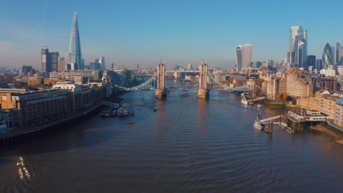 英国伦敦塔桥美景国家地标