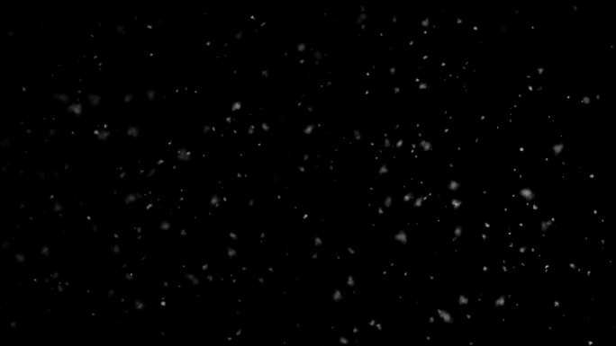 4K影视动效雪花粒子特效素材