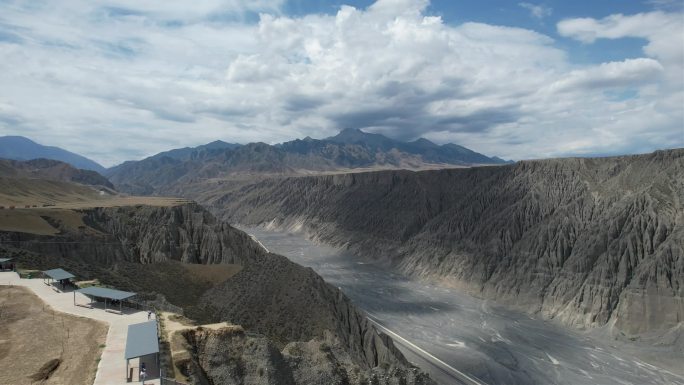 独山子大峡谷航拍