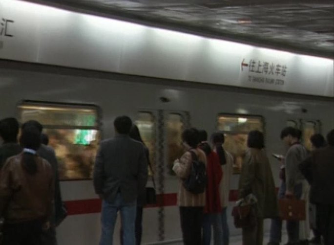 上海地铁一号线景象
