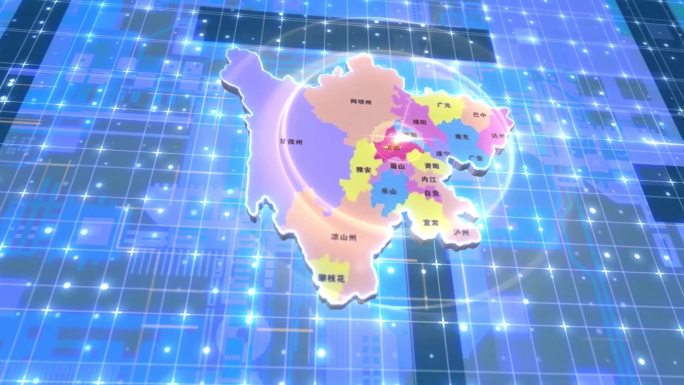 四川动态科技地图成都中心发展枢纽