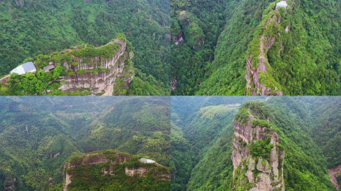 航拍永嘉石板岩