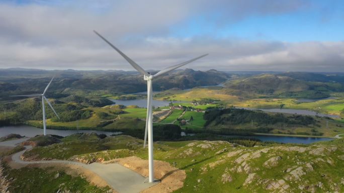挪威电力生产用风车