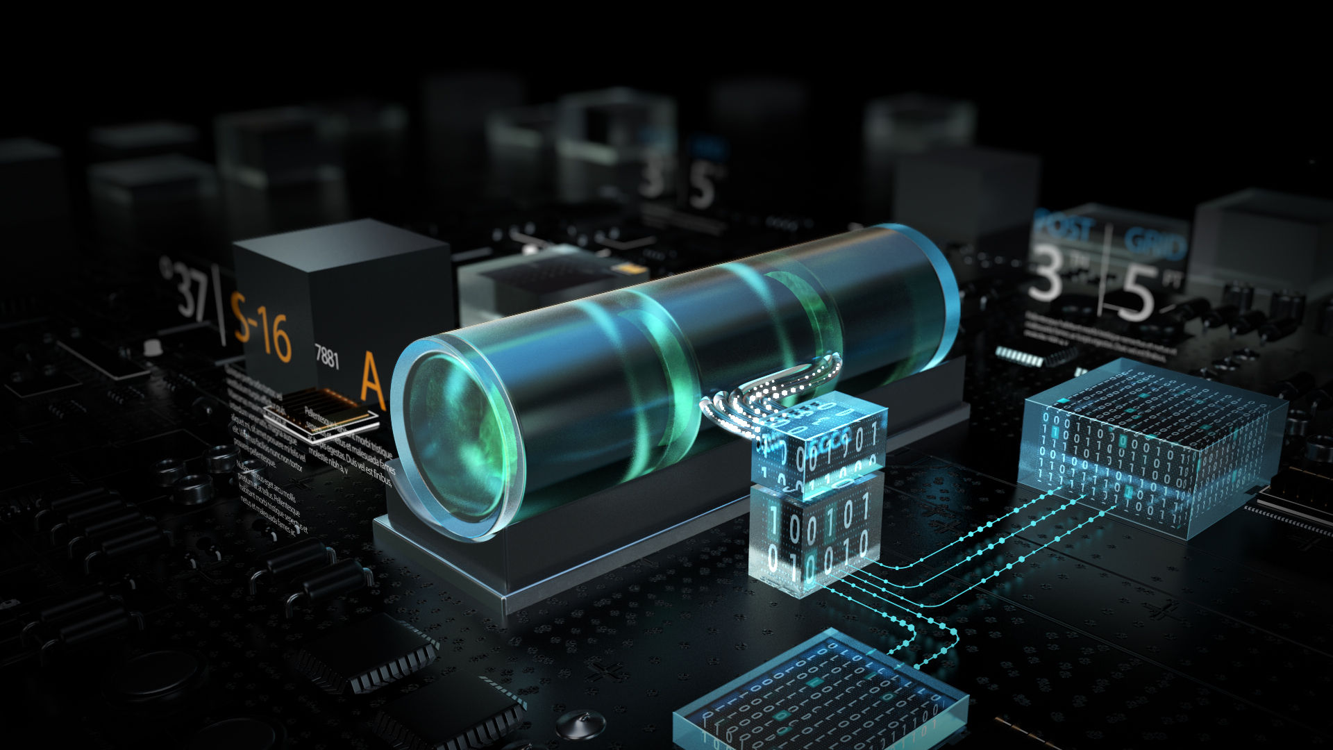 科技芯片电池ae模板2