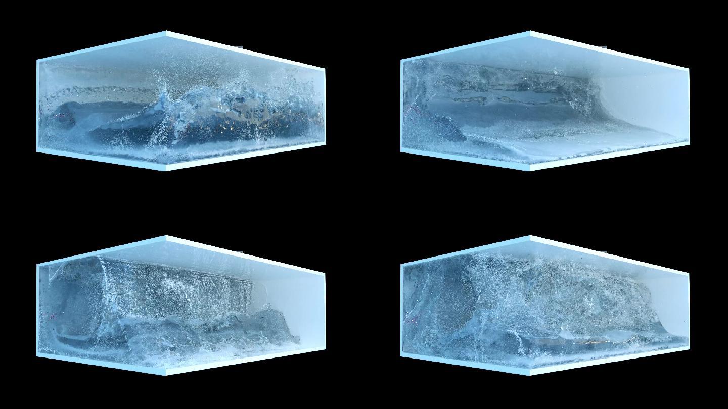 水箱特效水3D透视