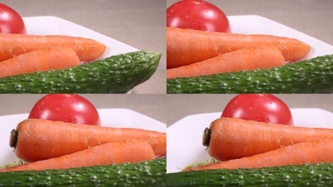 蔬菜时蔬胡萝卜西红柿番茄黄瓜 (4)