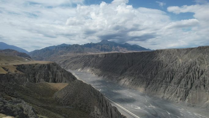 独山子大峡谷航拍