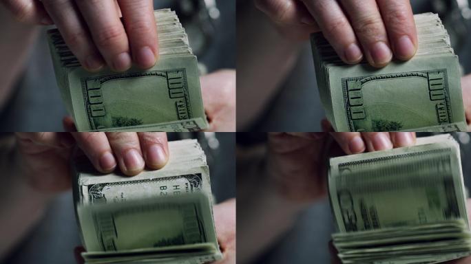 工资纸钞钞票美元