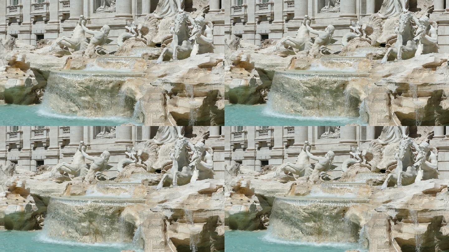 意大利罗马的特雷维喷泉