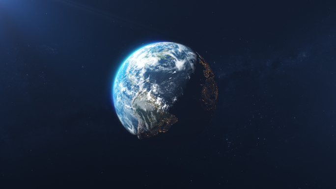 5款4K宇宙星球地球日出