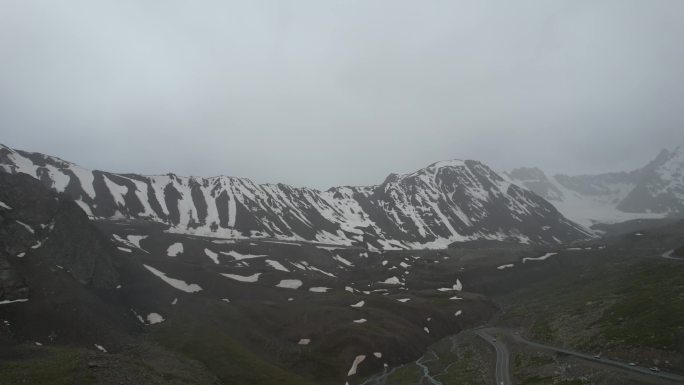 雪山风景航拍