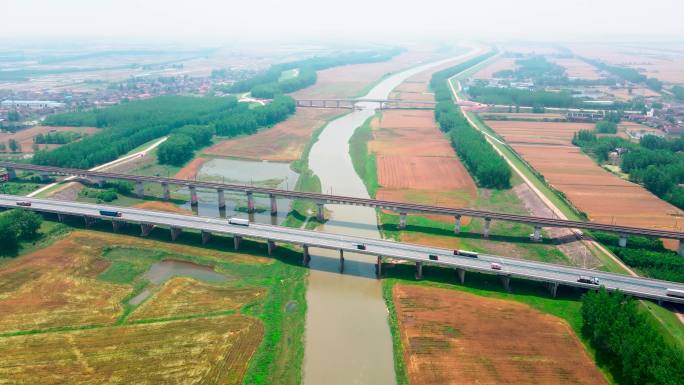 高速公路航拍，航拍高速物流