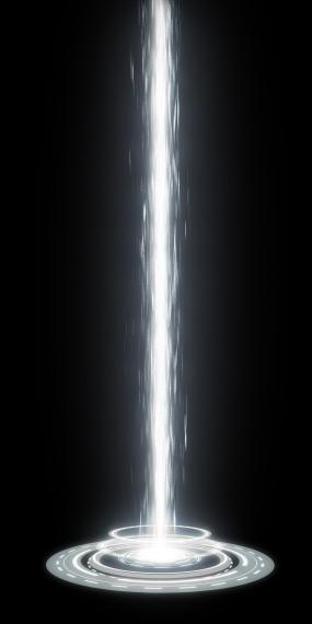 带通道-竖屏能量发射光柱射线hud视频素材